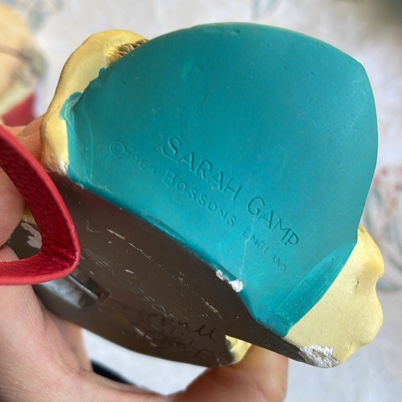 Bossons Wall Head Sarah Gamp Vintage 1964 England - Picture 9 of 12